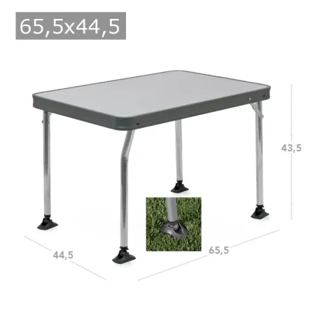 Tavolo alluminio 44.5x65x5 cm